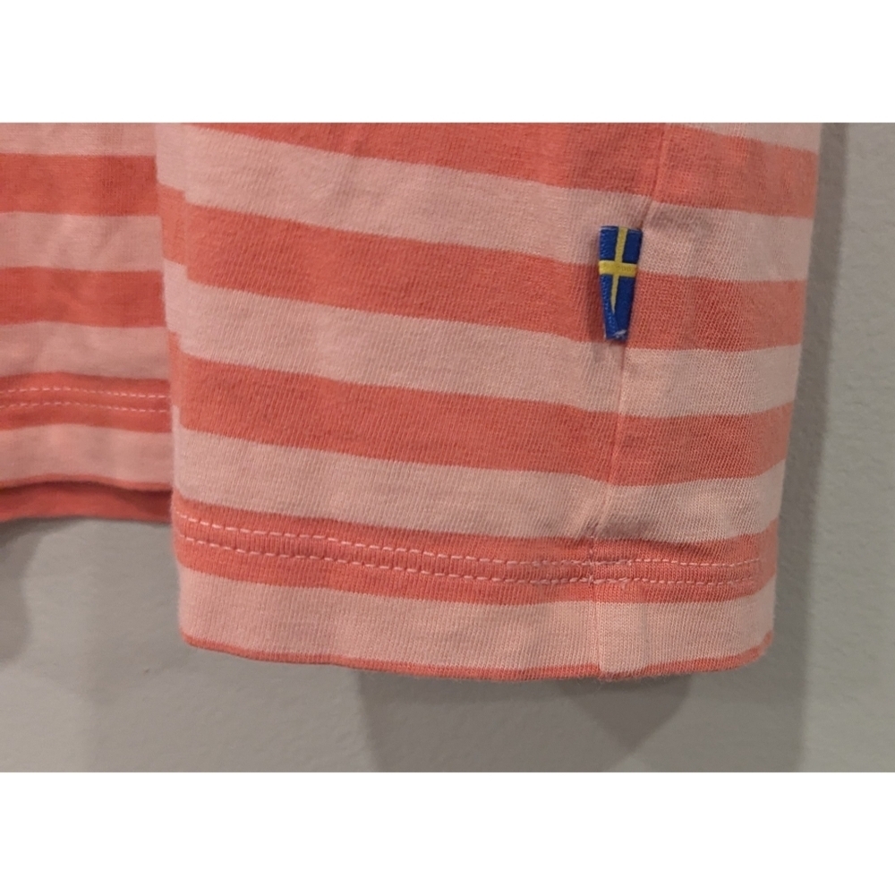 Fjallraven Striped Short Sleeve Tshirt Size Medium - Picture 2 of 7